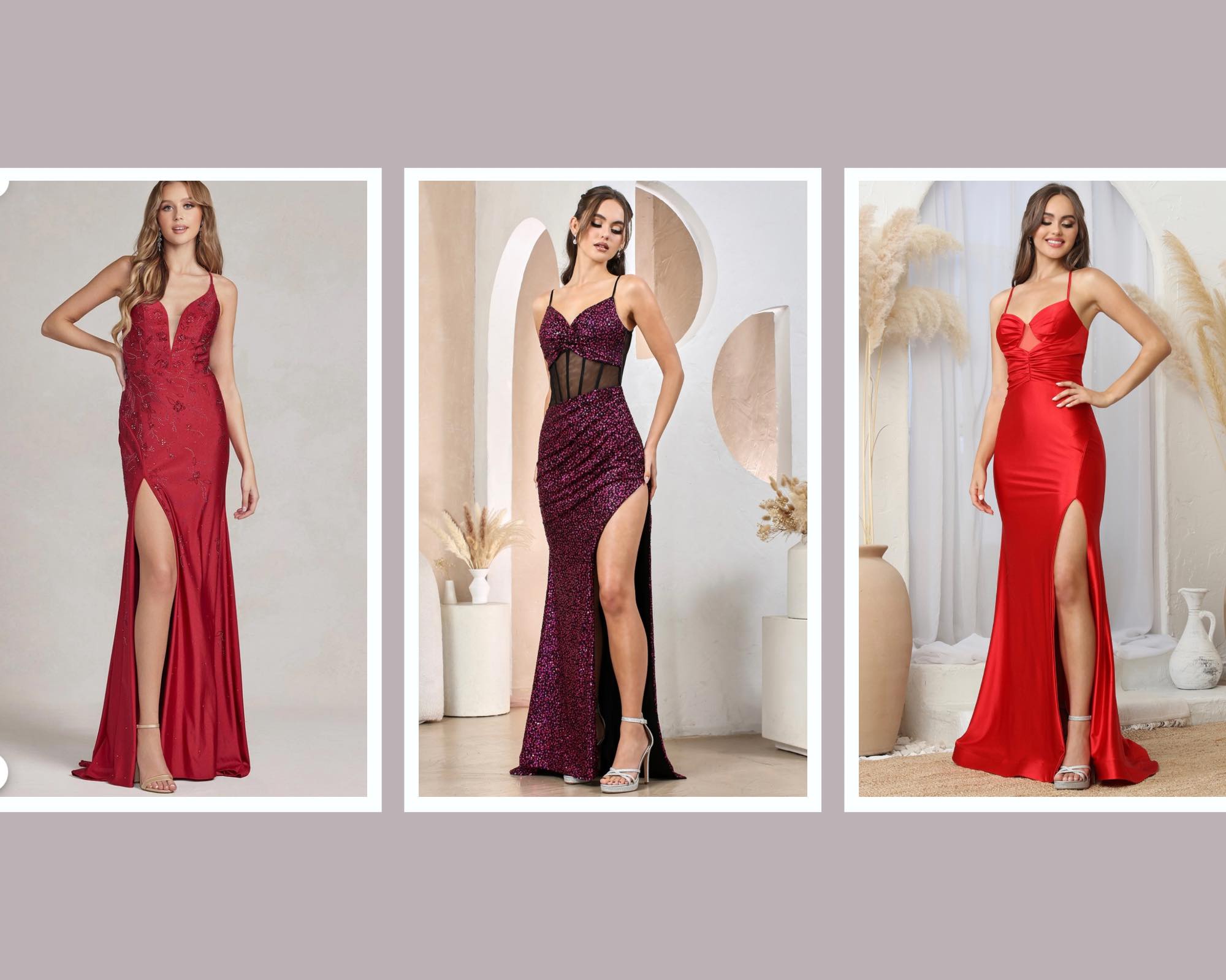 semi formal dresses fort wayne Beaded Faux-Wrap Long Prom Dress with Strappy Back Black / 8 main image 0